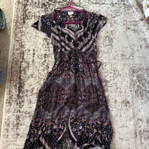Purple knox and rose dress